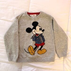 BABY GAP Disney Mickey Mouse knit sweater Toddler Boy size 4